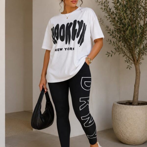 DKNY plus size leggings