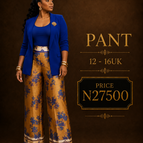 Floral Satin Palazzo