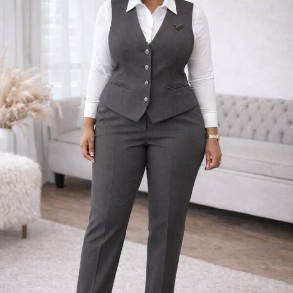 Luxury Vest Set, Gray
