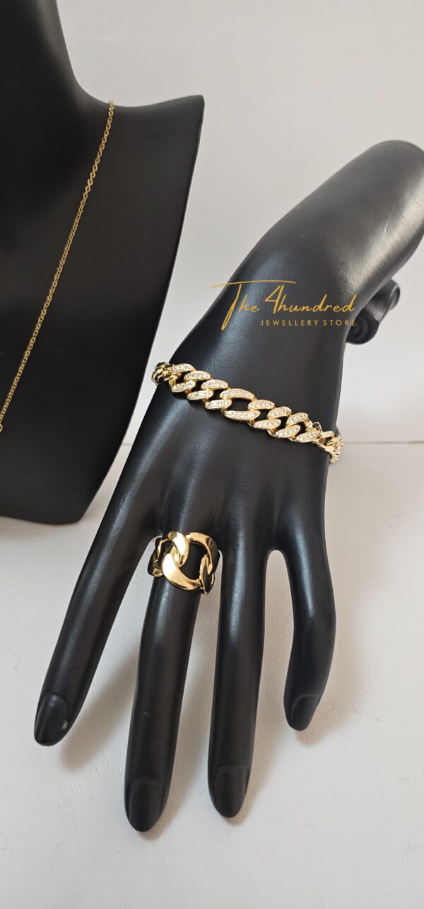 Studded Cuban Bracelet