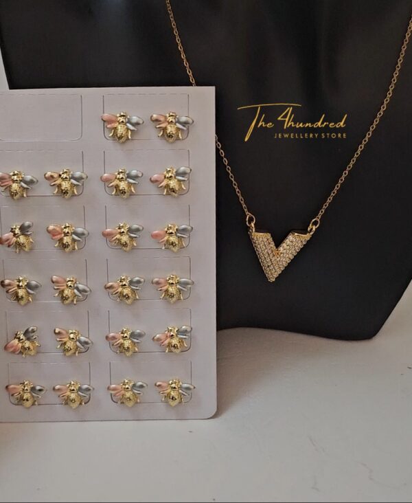 Multi Coloured Butterfly Earring