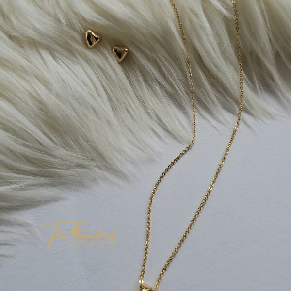 Love Shape Earring & Pendant Set