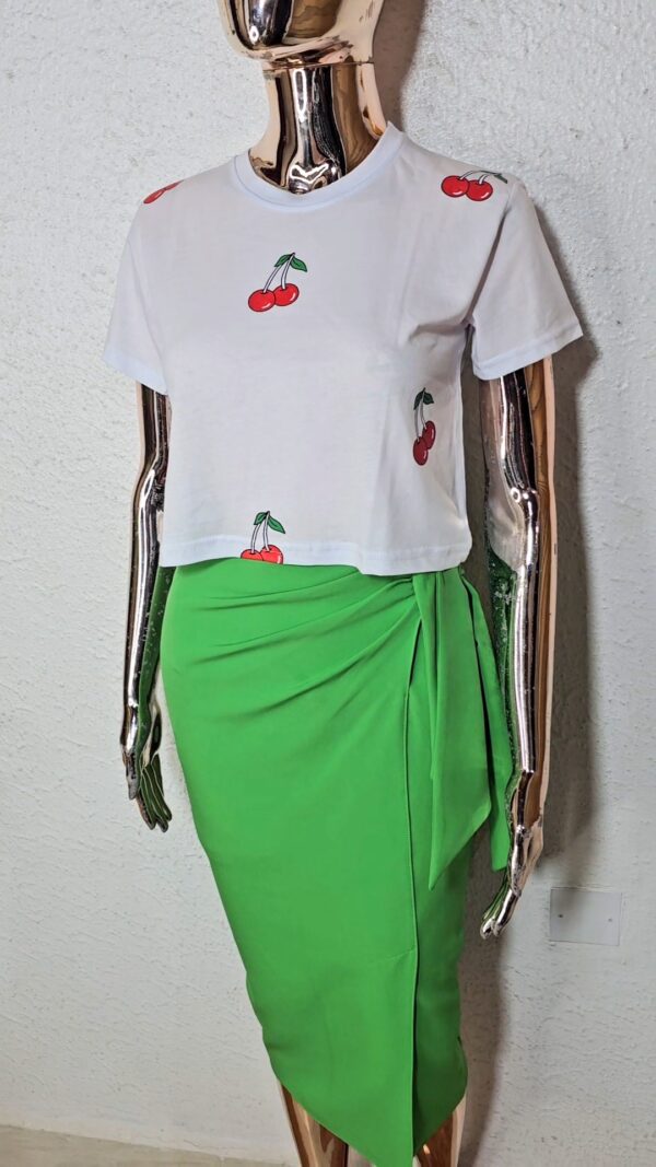 Cherries Tee Shirt, White