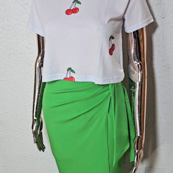 Cherries Tee Shirt, White