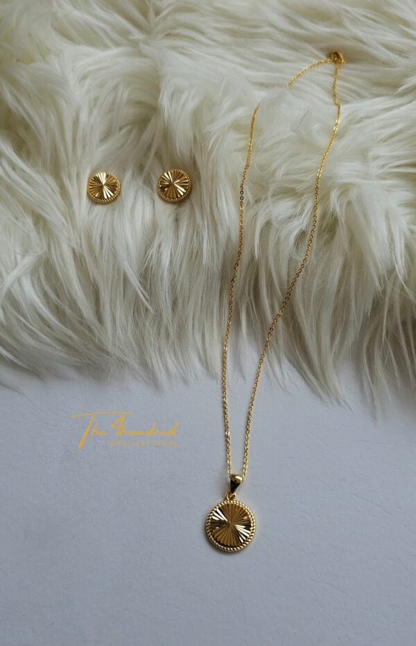 Disco Ball Earring & Pendant Set