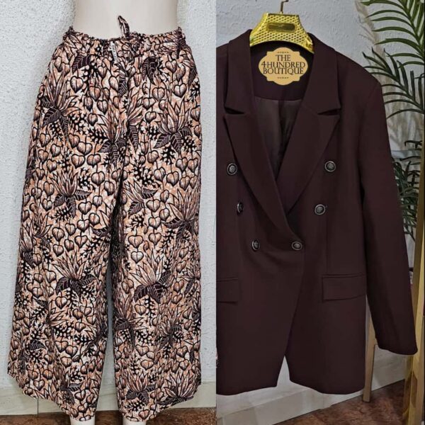 Tribal Classic Ankle Pant, Brown