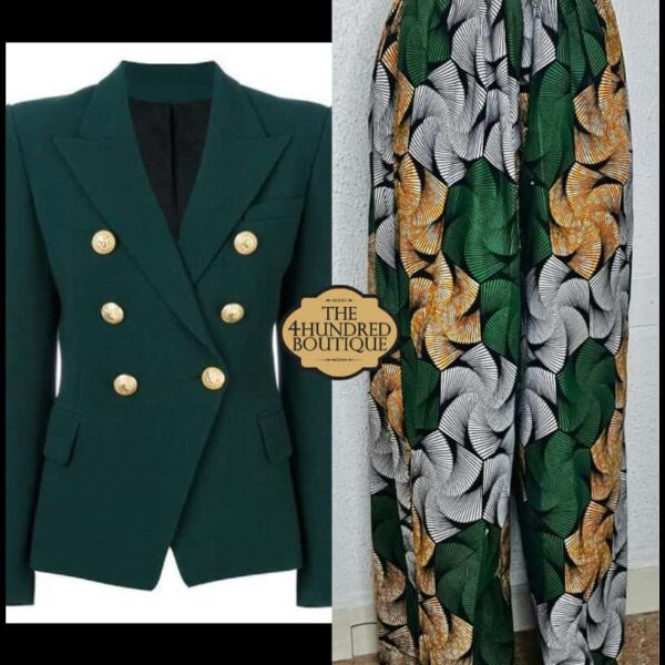 Tribal Classic Striped Pant, Green