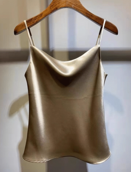 Cowlneck Camisole, Champagne