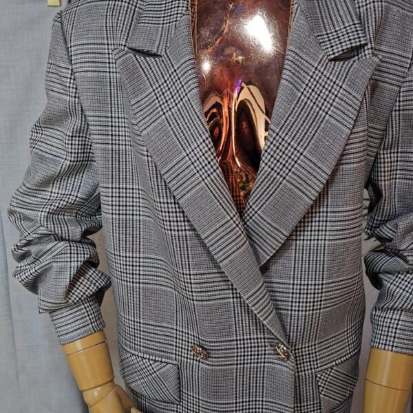 Plaid Oversize Blazer