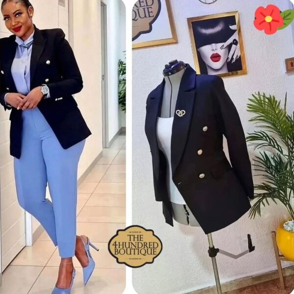 Baby Girl Blazer, Black