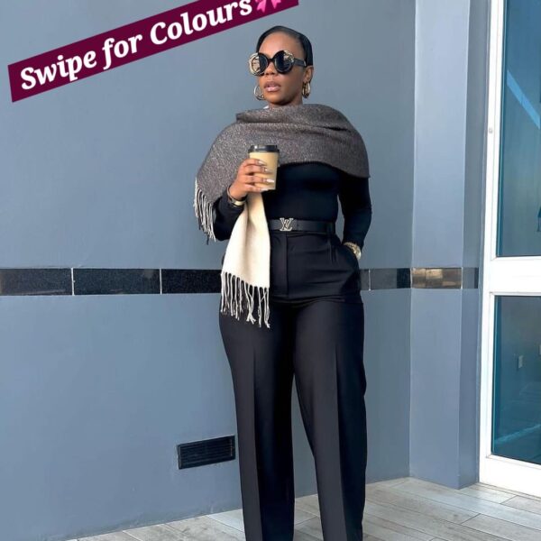 Lengthy Wide Leg Pant, Black