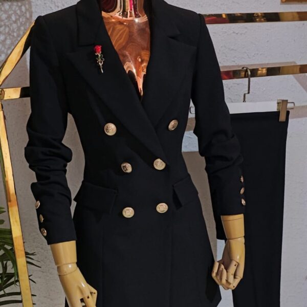 Military Blazer Sleeve, Black