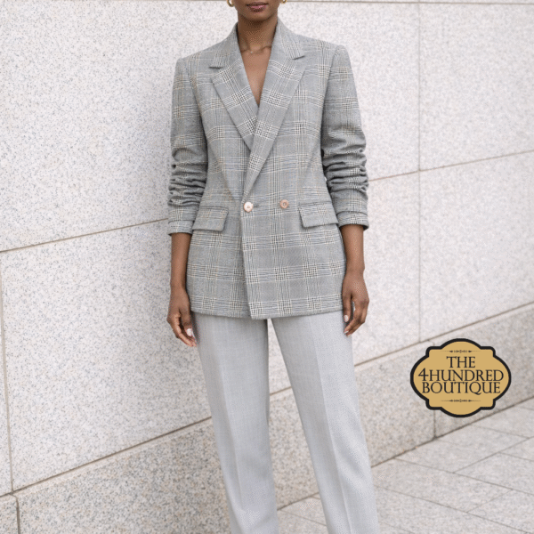 Plaid Oversize Blazer