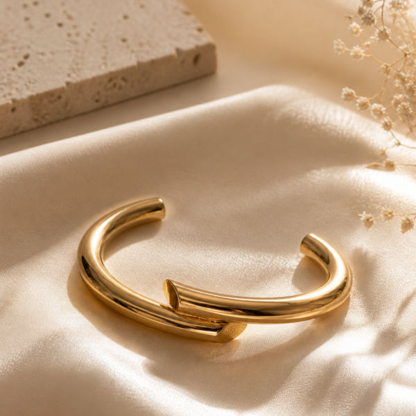 Gold Headed Bangle