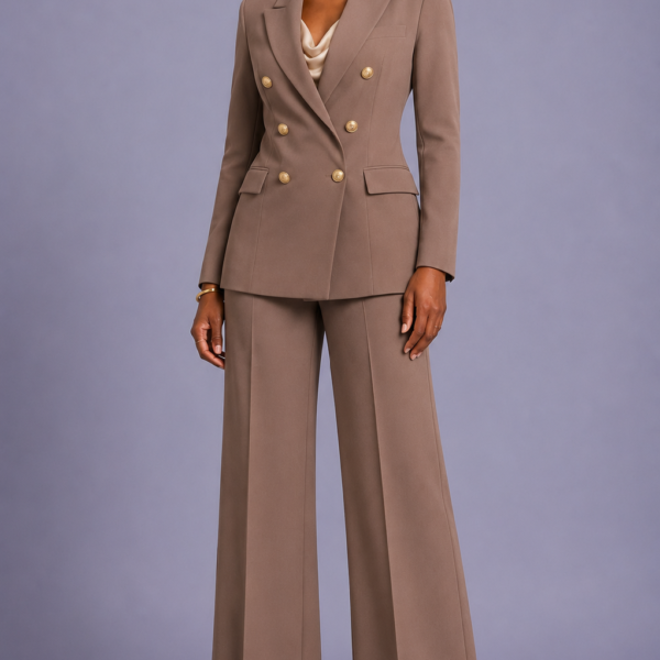 Plus Baby Girl Blazer, Mocha