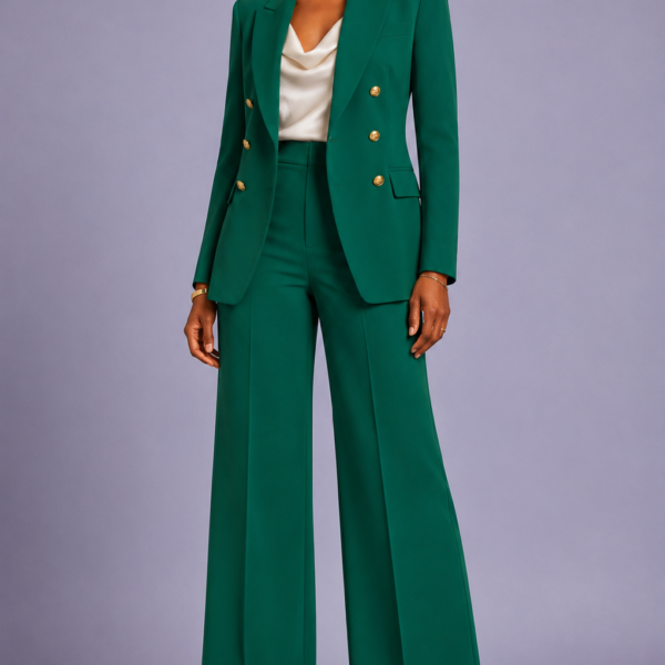 Plus Baby Girl Blazer, Green