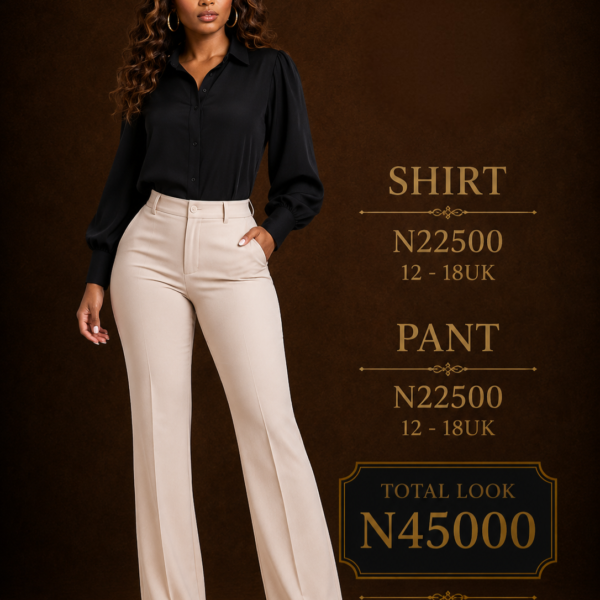 Puff Long Sleeve Shirt, Black
