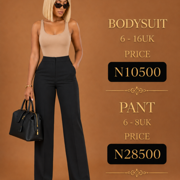 Wide Leg Pant, Black