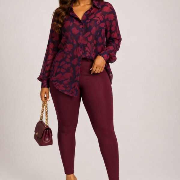 Disco Leggings, Wine