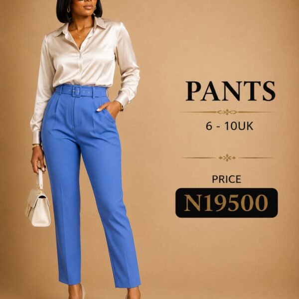 Basic Peg Leg Pant, Sky Blue