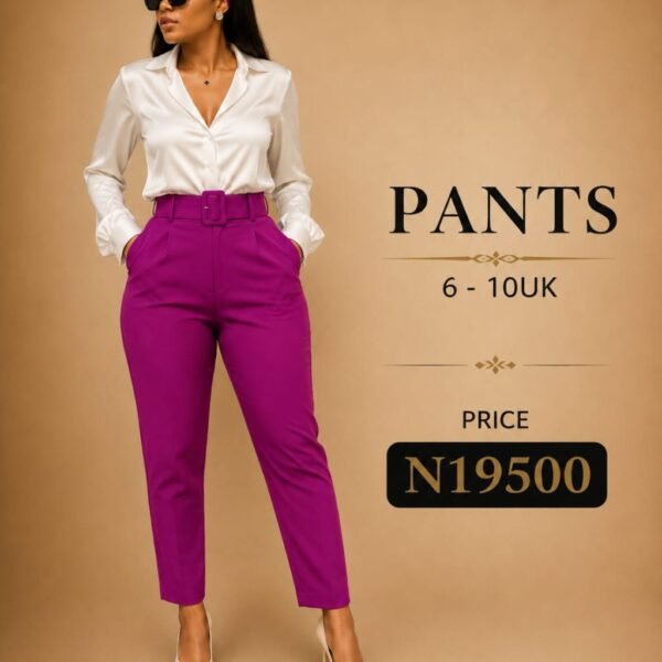 Basic Peg Leg Pant, Pink
