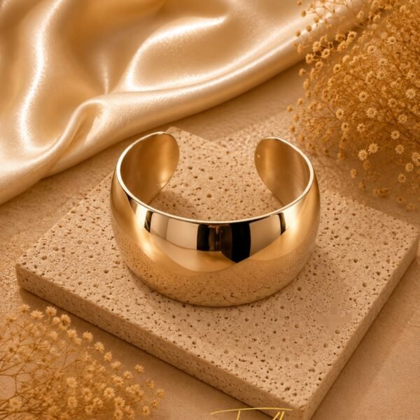 Cuff Bangle, Gold