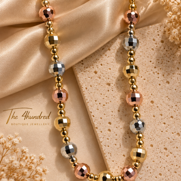 Multi Tone Ball Necklace
