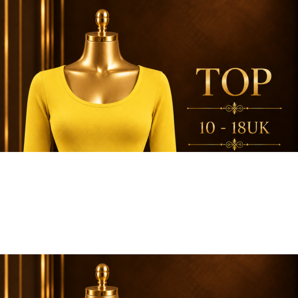 Round Neck Short Sleeve Bodytop, Yellow