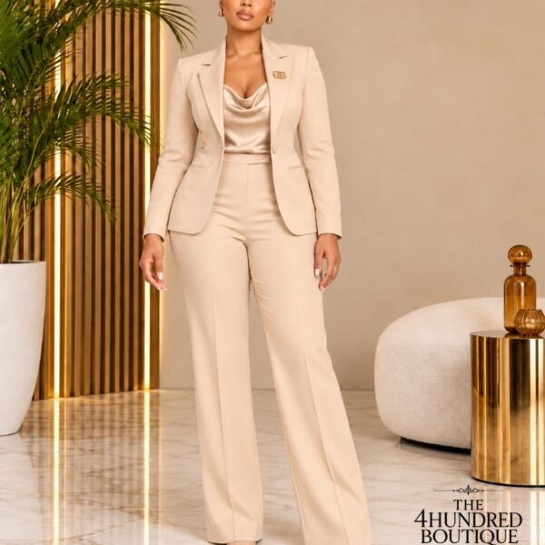 Plus Shawl Collar Long Sleeve, Oyster